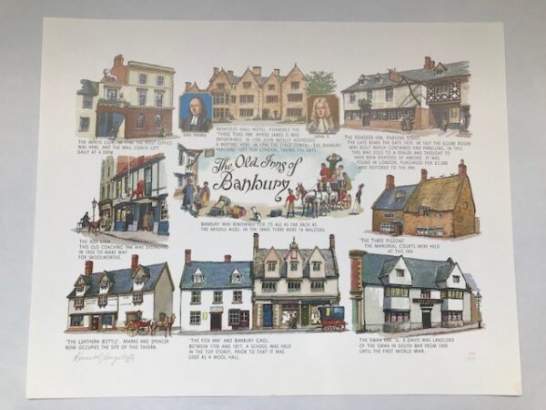 The Old Inns of Banbury - Small Poster