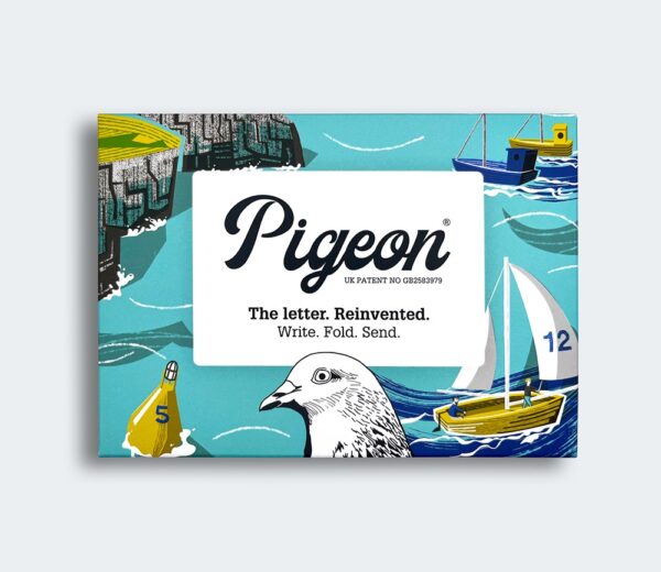 Pigeon Posted Pack of 6 combined letter and envelopes