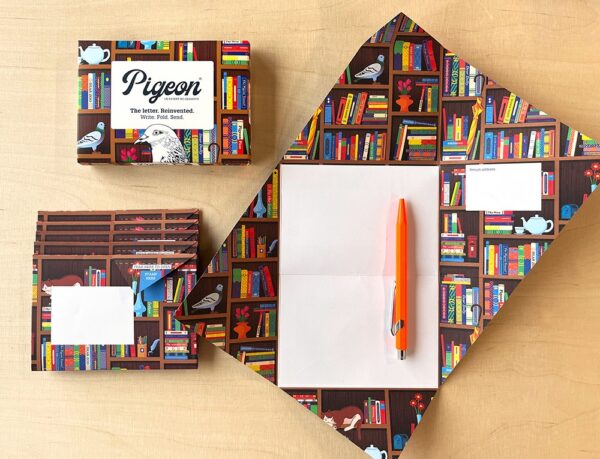 Pigeon Posted Pack of 6 combined letter and envelopes - Image 2