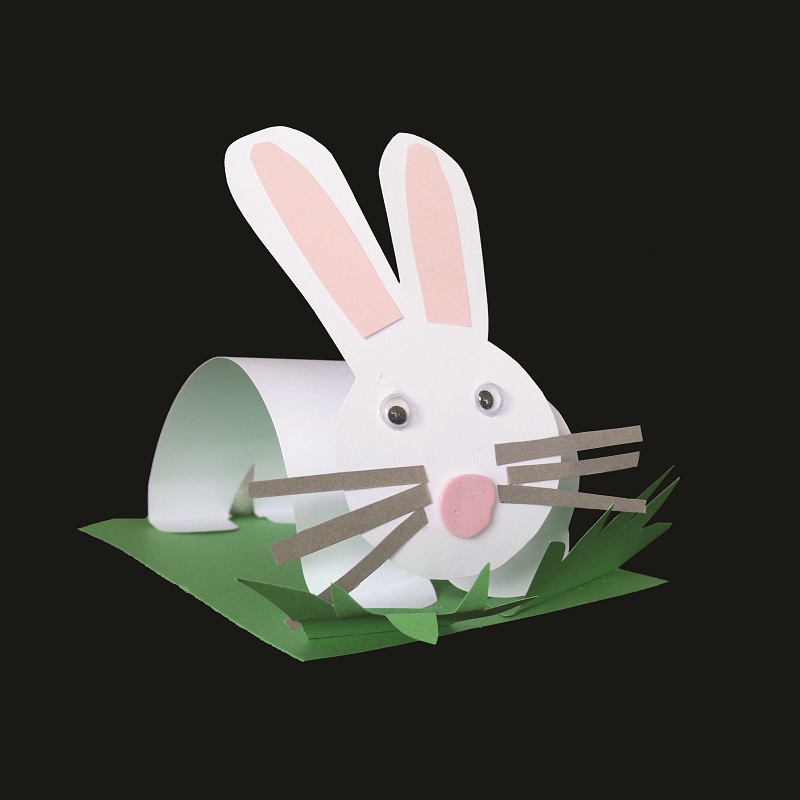 Kids Craft 3D Paper Bunny